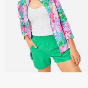 Lilly Pulitzer backcourt Kelly green Women's Athletic Shorts